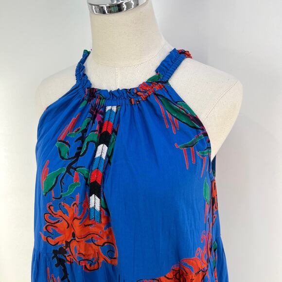 Anthropologie Ro's Garden Valley Halter Cover-Up Maxi Dress - Picture 2 of 8